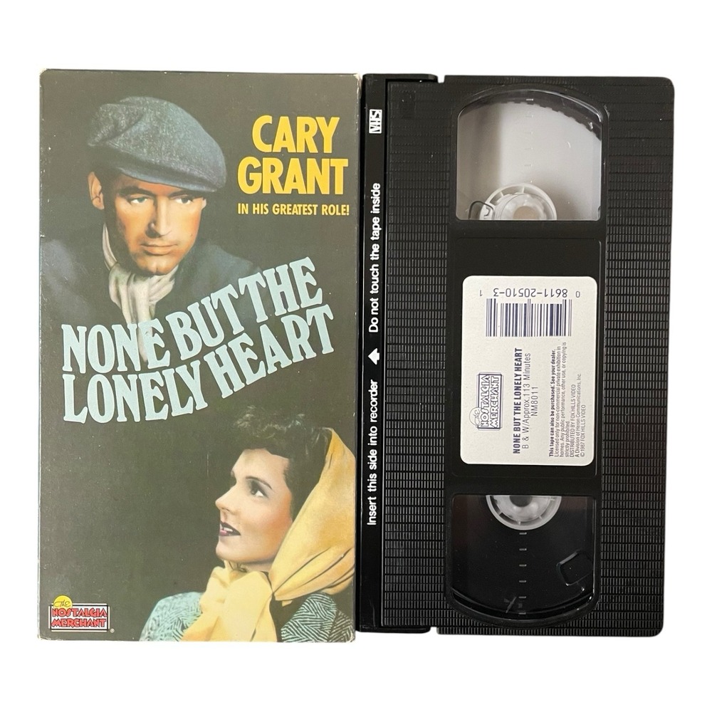 None But The Lonely Heart VHS 1944 Drama Original Release Nostalgia Merchant
